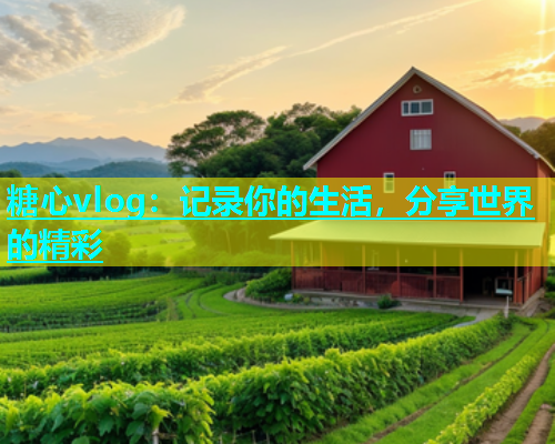 糖心vlog：记录你的生活，分享世界的精彩  第1张