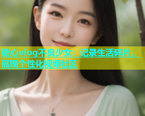 糖心vlog不良少女：记录生活碎片，展现个性化视频社区  第1张