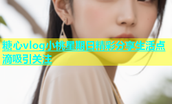 糖心vlog小桃星期日精彩分享生活点滴吸引关注