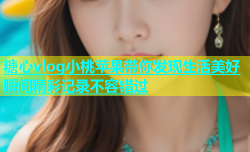 糖心vlog小桃苹果带你发现生活美好瞬间精彩记录不容错过