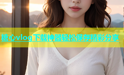糖心vlog下载神器轻松保存精彩分享