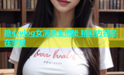 糖心vlog女演员全揭秘 精彩内容尽在掌握