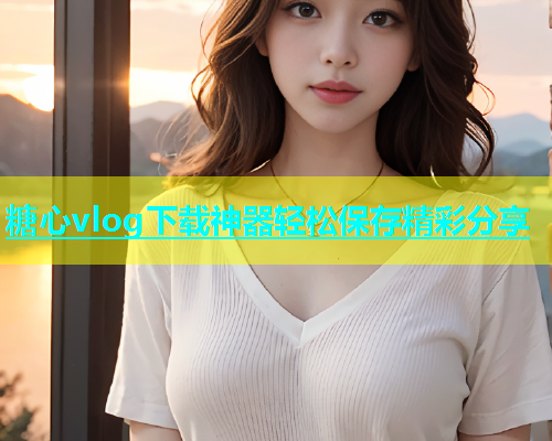 糖心vlog下载神器轻松保存精彩分享  第1张